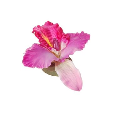 Orchidea Dendrobium Sonia artificiale CERIN, galleggiante, rosa-viola, Ø14cm