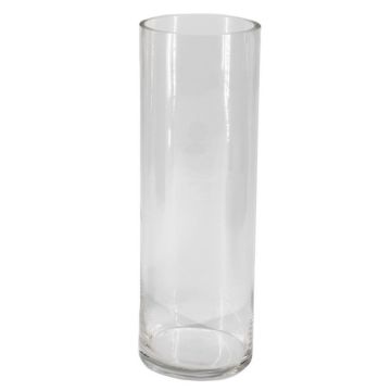 Vaso da fiori cilindrico SANSA OCEAN, vetro, trasparente, 30 cm, Ø 10 cm