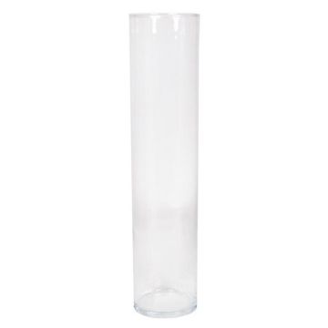 Vaso per fiori SANYA OCEAN, vetro, cilindrico, trasparente, 40 cm, Ø 9 cm