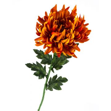Crisantemo di simulazione KESARA, arancione, 65cm, Ø16cm