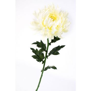 Crisantemo di simulazione KESARA, crema, 65cm, Ø16cm