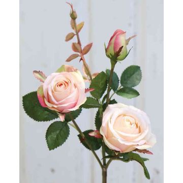 Rosa artificiale DELILAH, albicocca-rosa, 55cm, Ø6cm