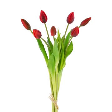 Mazzo di tulipani tessile LONA, rosso, 45cm, Ø20cm