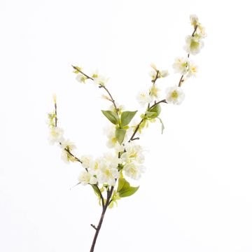 Ramo di ciliegio artificiale VALESKA con fiori, bianco, 85cm