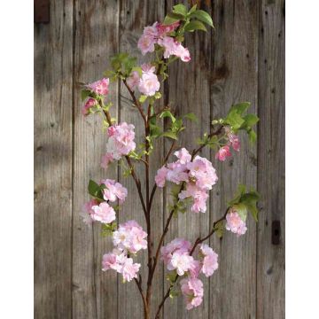 Ramo di ciliegio finto MATSUDA con fiori, bianco-rosa, 130cm