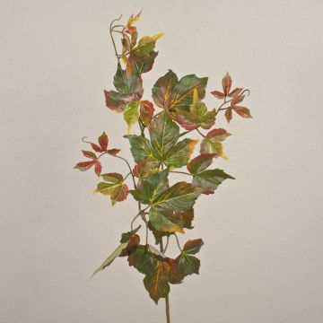 Ramo di vite selvatica artificiale FLODINA, rosso-verde, 70cm