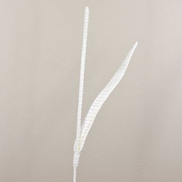 Foglie artificiali di aloe aristata ALESANDRO, glitter, bianco, 95cm