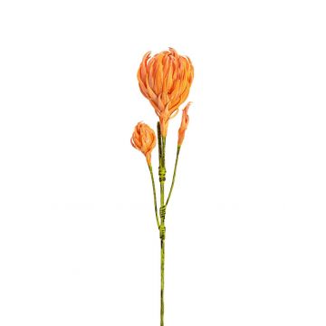 Dalia finta DENISE, zona trasversale, arancione, 100cm, Ø5-20cm