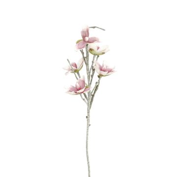 Magnolia finta NEYLA zona trasversale, bianco-rosa 100cm, Ø12-14cm