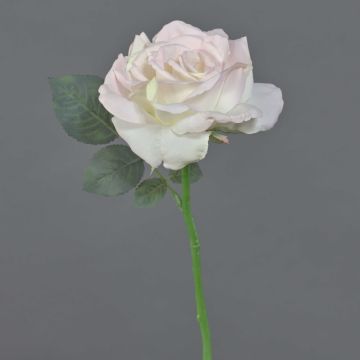 Rosa finta QUINZY, rosa tenue, 30cm, Ø12cm