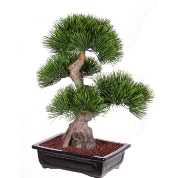 Bonsai di pino mugo sintetico TAKERU vaso di argilla, verde, 70cm