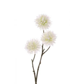Crisantemo artificiale YNEZ, bianco, 35cm, Ø4cm