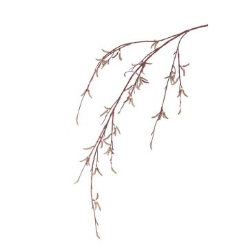 Ramo di betulla sintetico NANTE, con fiori, marrone, 90cm