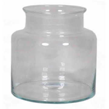 Vaso di vetro KARIN OCEAN, trasparente, 19cm, Ø19cm