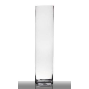 Vaso da terra cilindrico SANSA EARTH, vetro, trasparente, 80cm, Ø19cm