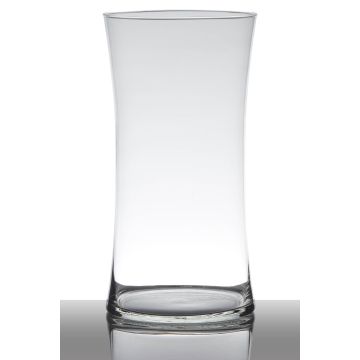 Vaso da fiori DENNY in vetro, trasparente, 30cm, Ø15cm