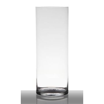 Vaso di vetro SANYA EARTH, cilindro, trasparente, 40cm, Ø15cm
