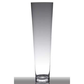 Vaso di vetro CHELLY, trasparente, 90cm, Ø25cm