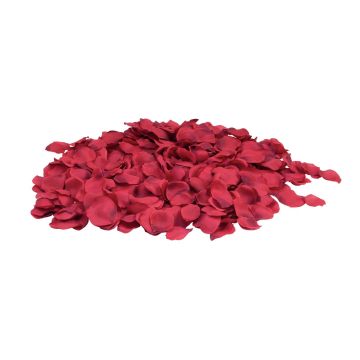 Petali di rosa finti MEGGIE, 500 pezzi, rosso, 4x4cm