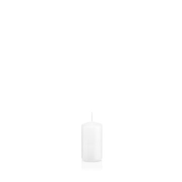 Candela per lanterna MAEVA, a colonna, bianca, 10cm, Ø5cm, 23h - Made in Germany