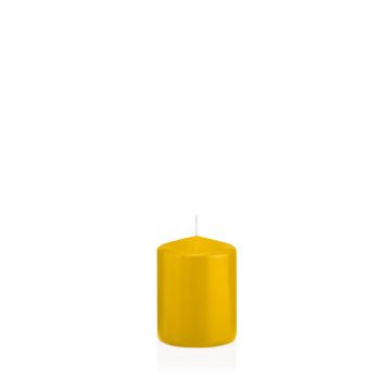 Candela per lanterna MAEVA, a colonna, giallo, 8cm, Ø6cm, 29h - Made in Germany