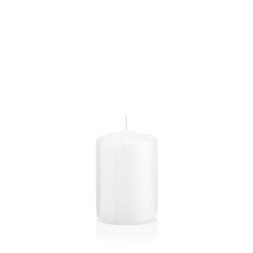 Candela per lanterna MAEVA, a colonna, bianca, 10cm, Ø7cm, 42h - Made in Germany