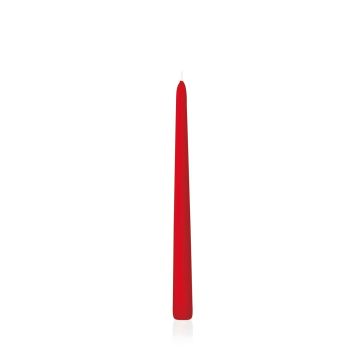 Candela per candeliere PALINA, rosso, 30cm, Ø2,5cm, 13h - Made in Germany