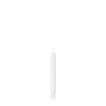 Candela da tavolo CHARLOTTE, bianco immerso, 18,5cm, Ø2,1cm, 6,5h - Made in Germany