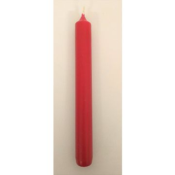 Candela da tavolo CHARLOTTE, rosso scuro, 18,5cm, Ø2,1cm, 6,5h - Made in Germany