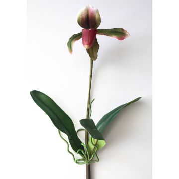 Orchidea artificiale VELANA su gambo, viola-verde, 40cm, Ø14cm