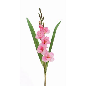 Gladiolo artificiale ELEA, rosa, 85cm, Ø3-10cm