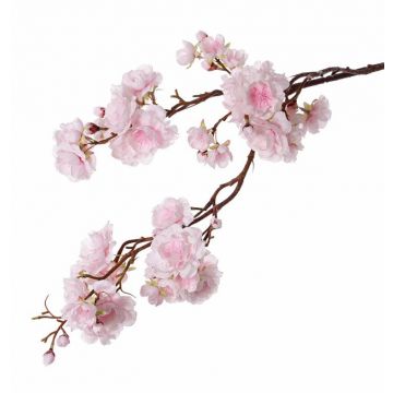 Ramo di ciliegio giapponese artificiale RUKIA con fiori, rosa chiaro, 90cm
