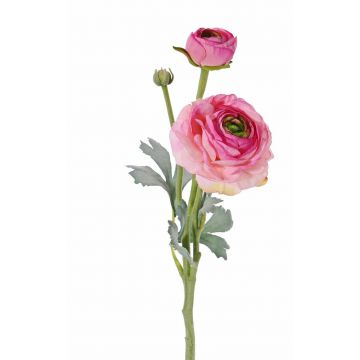 Ranuncolo artificiale YAKIRA, rosa, 40cm, Ø4-9cm