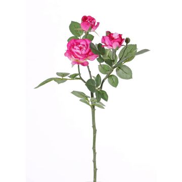 Ramo di rose artificiali CORALEE, fucsia, 50cm, Ø3-7cm