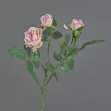 Ramo di rose artificiali CORALEE, rosa, 50cm, Ø3-7cm