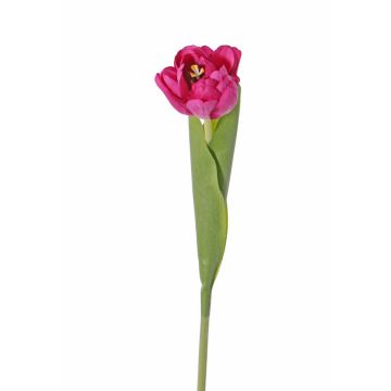 Tulipano artificiale ROMANA, fucsia, 45cm, Ø6cm
