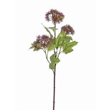 Viburnum artificiale DEMI, lilla-marrone, 60cm, Ø5-7cm