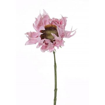 Girasole artificiale JANIKA, rosa, 60cm, Ø12cm
