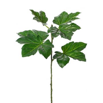 Ramo con foglie di ocra artificiale JOANNIS, zona trasversale, verde, 95cm