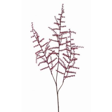 Ramo artificiale di asparago selvatico HANS, rosso scuro, 70cm