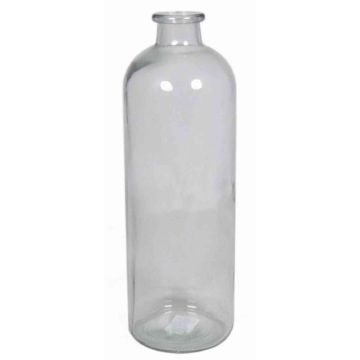 Bottiglia di vetro chiaro URSULA, 33cm, Ø11cm