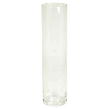 Vaso cilindrico in vetro SANSA OCEAN, trasparente, 40 cm, Ø 10 cm