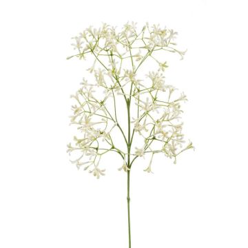 Saxifrage artificiale BOUZA con fiori, crema, 65cm
