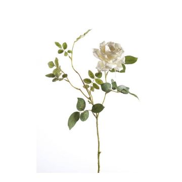 Ramo di rose tessile BEATA, crema, 75cm