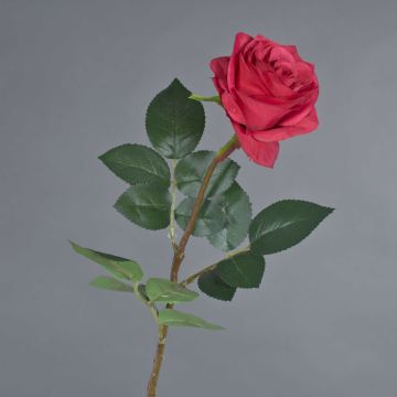 Rosa artificiale BRINA, rosso, 70cm