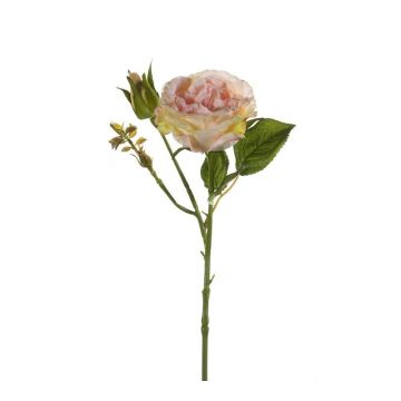 Rosa di plastica CESCA, rosa-giallo, 40cm