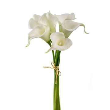 Bouquet artificiale di calla RUMA, bianco, 35cm