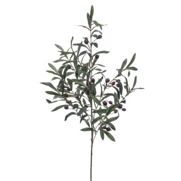 Ramo d'olivo tessile CARSON con frutti, 100cm