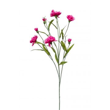 Fiore artificiale di garofano KANO, fucsia, 70cm