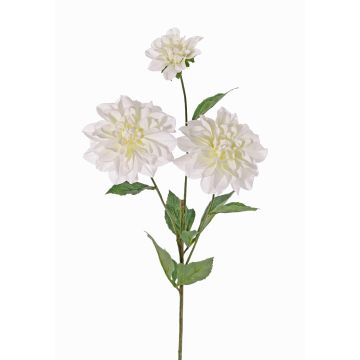 Dahlia artificiale ANJULIKA, bianco, 75cm, Ø6-12cm